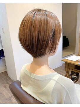 美容室 フォーリア Foglia 丸みショート　ショートボブ　くびれショート