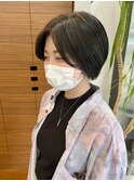ダークオリーブ×ショート