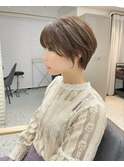 ショートボブ/大人巻き/ぷつっとボブ/ナチュラルモード/銀座駅
