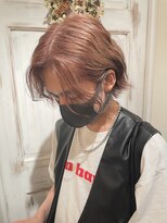 ヘアアトリエコモノ(hair l'atelier KoMoNo) 【1bleach】【韓国風】ほんのりピンクのミルクティーベージュ