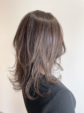 フープヘアー(HOOP.HAIR) 大人グレージュカラー/レイヤーカット