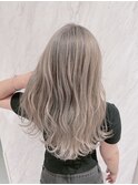 店長今里☆ケアブリーチしてハイトーングレージュ☆