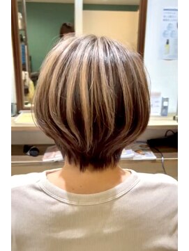 ソウルメイト(soul mate) ベージュ系コントラストハイライト×Dr.care treatment