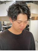 【波巻きパーマ】