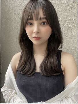 ロンドシェリ 仙台(Lond Cheri) 仙台髪質改善ダークアッシュ大人ガーリー縮毛矯正レイヤーカット