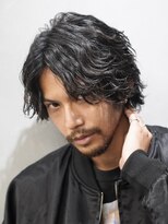 フィフス 渋谷(fifth)&nbsp;センターパートウルフスパイラルパーマツイストスパイラルパーマ