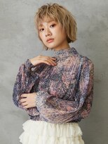 ヘアーサロン ソシエ 二子玉川店 ニュアンスショート/ハイトーン [二子玉川/二子玉川駅]