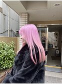 ハイトーンカラー 無敵ピンク☆@原宿