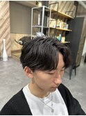 【ニュアンスツイスパ×刈り上げセンターパート】名古屋栄パーマ