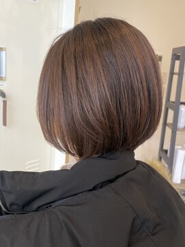ヘアーデザイン キズナ(HAIR DESIGN Kizuna) ショートが苦手な方向け！グラボブ
