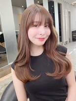 韓国風レイヤーカット顔周り×髪質改善縮毛矯正[銀座]