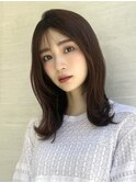 小顔顔まわりレイヤー/くびレイヤーセミディ♪