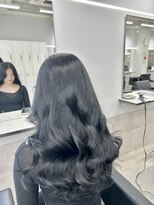 ラフィット 香椎(lafit)&nbsp;韓国風ダークグレーオリーブグレー艶髪艶カラー髪質改善