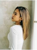 フェミニンロング似合わせカットミディアムスパイキーショート