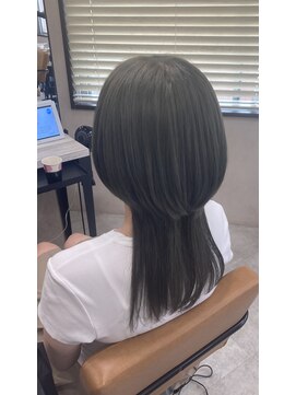 アジールヘア 東上野店(agir hair) 透明感抜群！20代30代ブリーチオリーブグレージュ【上野】