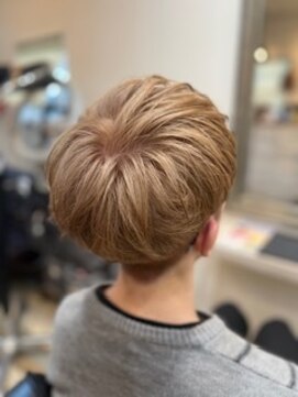 マループ(Maloop) グレージュ×マッシュ