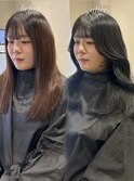 黒染じゃない！暗染◎透明感シアーブラック