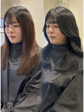 デディトゥ(dedyto) 黒染じゃない!暗染◎透明感シアーブラック