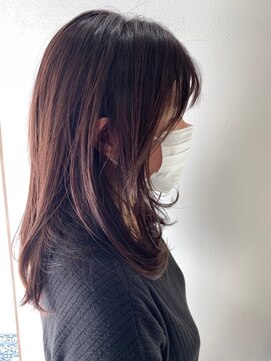 ルーチェココ ブラン(Lu'ce coco blanc) フレンチミディ×カシスブラウンベール