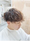 フェザパーマ・刈り上げ・波巻きツイストスパイラル