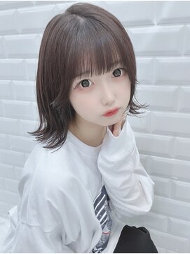 リルミー ミュエナ 大須 矢場町(Lilme myuena) ナチュラル外ハネボブ 可愛い顔周り ショコラブラウン *Lilme*