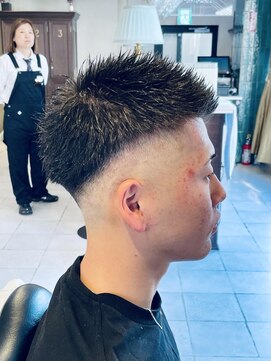 グレイスフルバーバーロンドン 大宮店(Graceful Barber London) 【20代 男性】ロンドンスパイキーフェード（大宮/バーバー）
