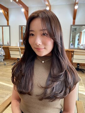 ジル フラン 吉田店(JILL franc) レイヤーカット&ナチュラルブラウンくびれヘア