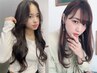 【低アルカリでシミにくく★ブリーチなし】カット＋キラテラカラー＋TR ￥9500