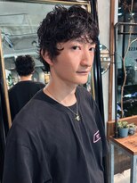 ドゥーア 代官山(Door) #メンズパーマ#フェザーパーマ#ブルーブラック