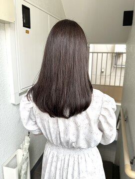 ローレンジウ(LOREN JU) ミディアムヘア/暗めカラー/グランマッシュ/名駅/レイヤーカット
