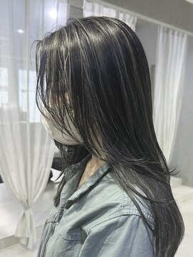 ルイ(ROUIS produced by LUCK 津田沼) ROUIS 津田沼 ダスティグレー/コントラストハイライト/レイヤー