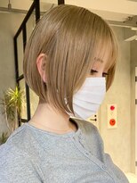 エリマ 武蔵小杉(elima) 武蔵小杉大人ショートボブ透明感アッシュカラー小顔ショートボブ