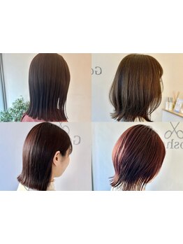 自然な艶と透明感の白髪カラー。全メニュー白髪染め対応可能◎初めてでも安心【Goshen】*稲毛/白髪