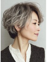 ハーツ(Heart's)&nbsp;白髪ぼかし似合わせ大人ショート30代40代50代60代◎