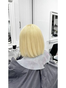 アルケム 学芸大学(AlChem) 【Hana指名】コットンリタッチで抜きっぱなしブロンド[派手髪]