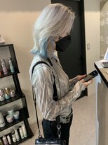 PELE原宿/ブリーチなしダブルカラー/ハイトーン/ケアブリーチ【３月上旬OPEN(予定)】&nbsp;着物ヘア/大人ガーリー/ダークアッシュ/似合わせカット/原宿