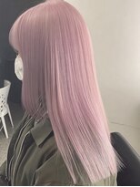 ネハス 名古屋栄店(nehus.)&nbsp;ピンクカラー/ブリーチカラー/ウルフカット/レイヤーカット