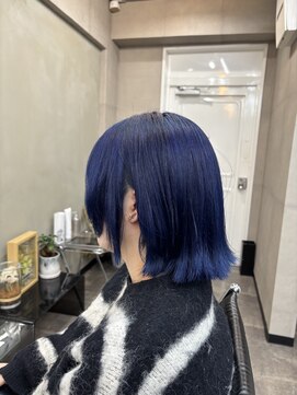 ファビ 渋谷(Fab) くびれヘア/暗めカラー/アプリコットオレンジ/縮毛矯正