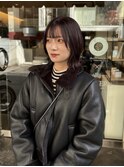 ダークラベンダー/ボブ【神戸/元町】