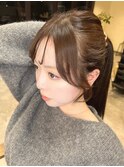 HAZEL BEIGE &顔周りカット