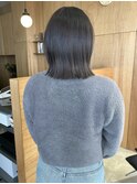 ケアブリーチグレージュウルフレイヤーボブハッシュカット