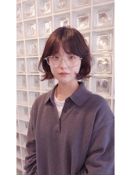 フィルムス 表参道(FILMS) レイヤーボブ/ラテグレージュ/韓国巻き/顔周りカット/表参道
