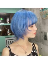インク 渋谷(INK.)&nbsp;ミルクティーブロンドニュアンスウルフワンホンレイヤー渋谷