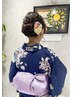 《平日》浴衣着付け+ヘアセット ¥5900