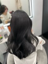 ピリオド 松阪(Period.)&nbsp;セミロングダークラベンダー　髪質改善Period.松阪