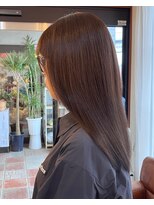 セットアップ 岡山北長瀬店(SET-UP) オージュア ミルクティー ブラウン グレージュ 髪質改善 美