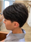 パーマなしで決まる毛流れマッシュ♪