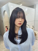 アンジェリカラボ 梅田店(ANGELICA LABO)&nbsp;韓国風ダークグレージュ×韓国風レイヤー