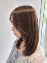 エルベ 千波店(elve)&nbsp;縮毛矯正でまとまりUP×イルミナカラーで艶感◎