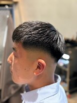 trriger men’s shop/トリガー/十三/メンズ/パーマ/フェード【10/3 OPEN（予定）】 &nbsp;ミドルフェードクロップスタイル